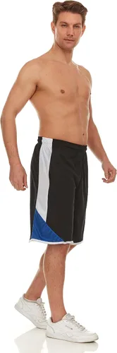 Vista 2 de Starting 5 Pantalones cortos de baloncesto para hombre con bolsillos, pantalones cortos de entrenamiento de gimnasio para hombre, paquete de 4