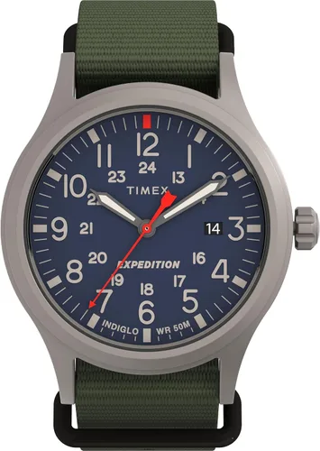Vista 7 de Timex Expedition Scout 40mm Men’s Analog Watch Luminous Hands Durable Comfortable Adjustable Strap 24 Hour Time Rugged Outdoor Watch 50M