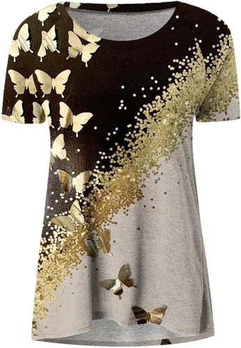 Vista 4 de Blusas para mujer, de manga larga, holgadas, estilo occidental, vintage, para llevar con leggings