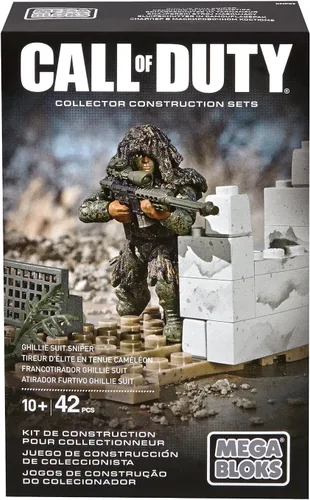 Vista 2 de Mega Bloques Call of Duty, Ghillie Suit Sniper, de la marca Mega Bloks
