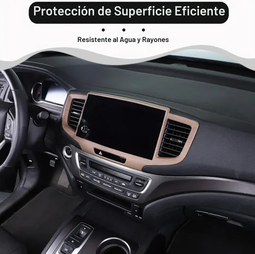 Vista 3 de Marco de panel de navegación para tablero de instrumentos para Honda Pilot 2019-2022/Ridgeline 2021-2023/Passport 2019-2023, material ABS, consola