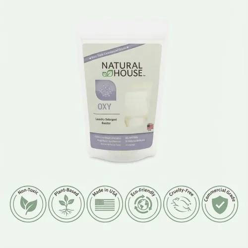 Vista 7 de Natural House Oxy Boost - Blanqueador de oxígeno a base de plantas y cápsulas quitamanchas - Seguro para el color - Sin fragancia - Paquete