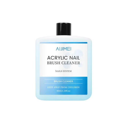 Vista 8 de Limpiador de pinceles de uñas de 4.1 fl oz, limpiador de uñas eficiente para uñas acrílicas, limpiador de pinceles profesional para acrílico limpiar