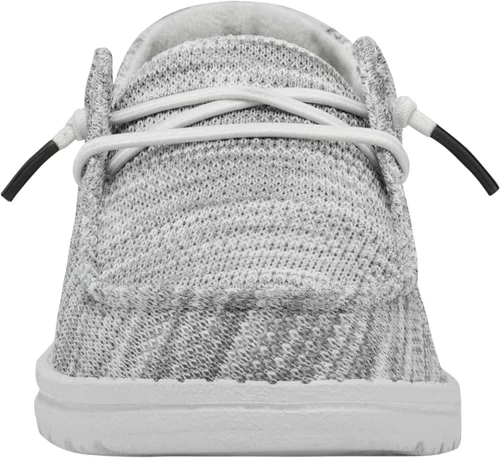 Vista 6 de HEYDUDE Women's Wendy Sox Slip On Shoe Textile Upper Sock Like Fit gris (Glacier Grey)