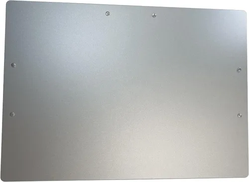 Vista 3 de Portapapeles de paisaje de tres clips, tablero de clip de metal con soporte para bolígrafo, portapapeles de aluminio de 11 x 17 pulgadas, tablero