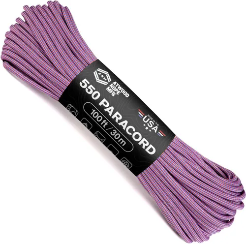 Vista 7 de Atwood Rope MFG Cuerda de paracaídas de nailon 550 que cambia de color, 100 pies, 7 hebras, equipo de supervivencia exterior, fabricado en Estados