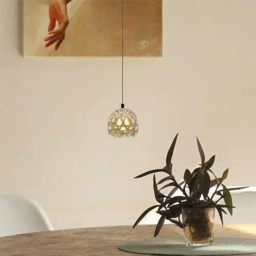 Vista 8 de Pantalla de luz de techo, 4 piezas, pantalla de lámpara de techo de estilo rústico, cubierta de lámpara de techo, cubierta de mini globo, pantalla