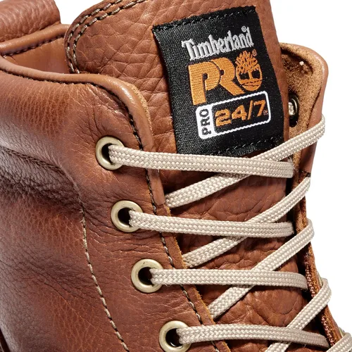 Vista 6 de Timberland PRO PRO - Botas de trabajo industriales con cuña de 6 pulgadas para hombre, Marrón Óxido