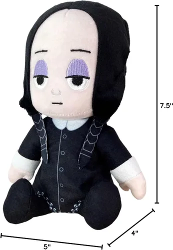 Vista 4 de Addams Family Película animada 2 - Wednesday Addams Sentado Felpa 7" H