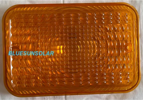Vista 5 de BLUESUNSOLAR 1 lente ámbar LVU18745 de repuesto de lente de luz trasera para John Deere Tractor 1023E 1025R 1026R 2025R 2027R 2032R 2038R 2305 2320