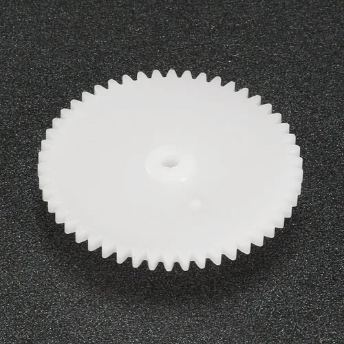 Vista 3 de uxcell Engranajes de plástico 48 dientes modelo 48102B engranaje de reducción engranajes de gusano de plástico para RC coche robot motor