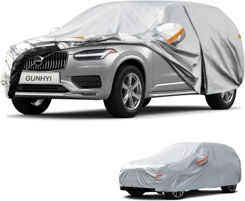 Vista 23 de GUNHYI Funda para coche SUV de ajuste personalizado para BMW X5/X6 de 2007 a 2022, 6 capas de alta resistencia, cubierta exterior completa