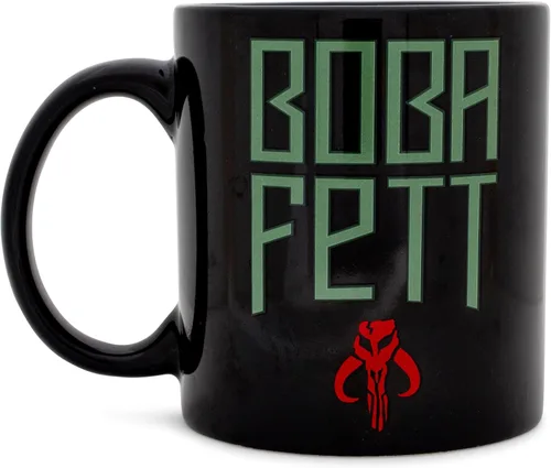 Vista 2 de Silver Buffalo Star Wars Boba Fett Helmet - Taza de café de cerámica, 20 onzas