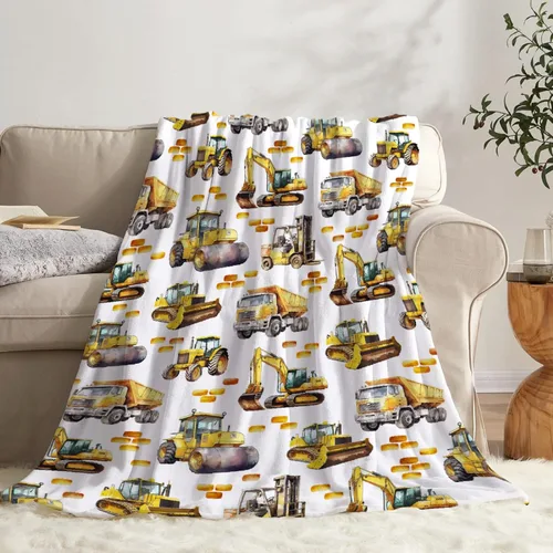 Vista 82 de Manta de bebé con texto en inglés «Just A Boy Who Loves Trucks» para niños y niñas, manta súper suave para envolver al recién nacido, acogedora