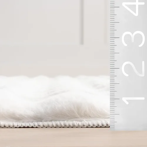 Vista 2 de nuLOOM Jeni Off White Checkered Washable Area Rug, 8' x 10