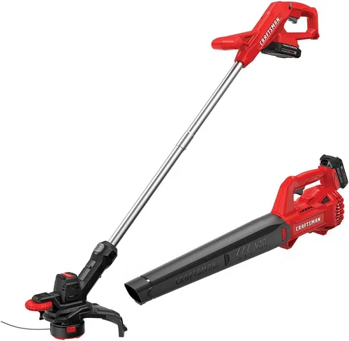 Vista 7 de CRAFTSMAN WEEDWACKER V20 Cortadora y bordeadora inalámbrica, 10 pulgadas, herramienta desnuda (CMCST915B)