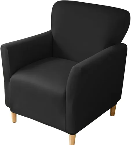 Vista 31 de XMAYODS Funda elástica para silla de club, fundas para silla de bañera, funda suave para sillón, protector de muebles extraíble, funda para silla