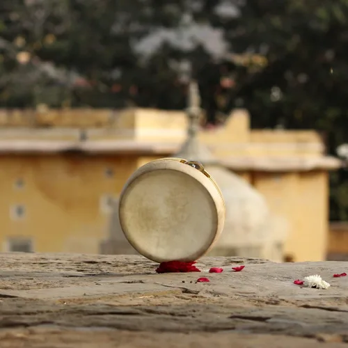 Vista 3 de De Kulture Works™ Kanjira mano percusión Kanjeera Instrumento musical
