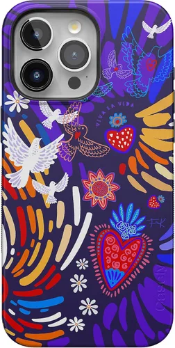 Vista 13 de Funda Casely para iPhone 15 Pro Max Todas las sonrisas Adhesivo de cara sonriente Compatible con MagSafe Diseño protector audaz