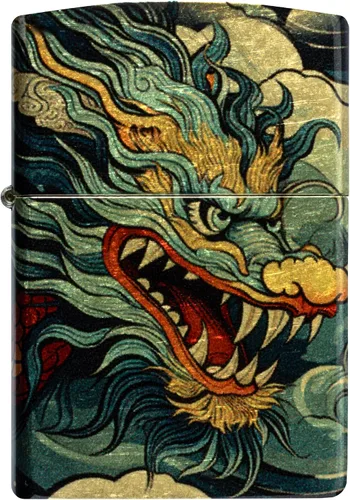 Vista 2 de Zippo Dragon Fusion Design 540 - Encendedor de bolsillo de latón