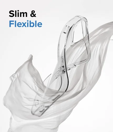 Vista 3 de Ringke Air - Funda delgada pero resistente, compatible con iPhone 14 de 6.1 pulgadas, transparente, flexible, ligera, delgada, transparente