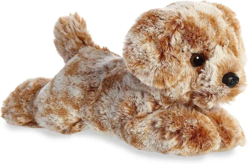 Vista 97 de Aurora® Adorable Mini Flopsie™ Mei Mei™ Animal de peluche, facilidad juguetona, compañeros atemporales, color blanco, 8 pulgadas