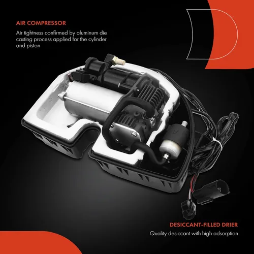 Vista 5 de A-Premium Bomba de compresor de suspensión neumática compatible con Land Rover para Range Rover 2014-2021, Range Rover Sport 2014-2017, AMK OES
