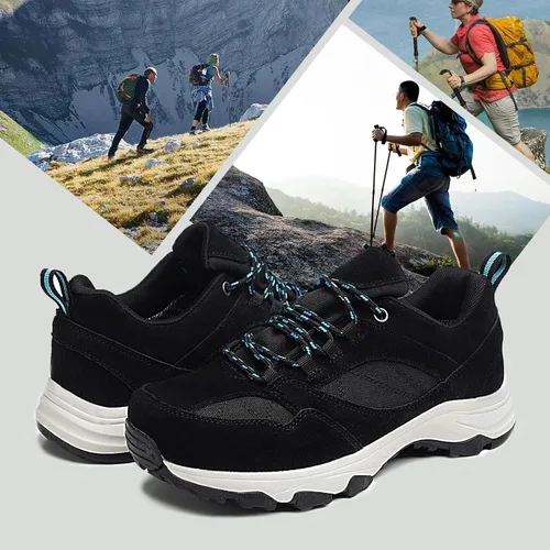 Vista 5 de COTTIMO Women's Waterproof Hiking Shoes Non Slip Sneakers Lightweight Tennis Shoes for Work Walking Running Trekking Trail Shoes
