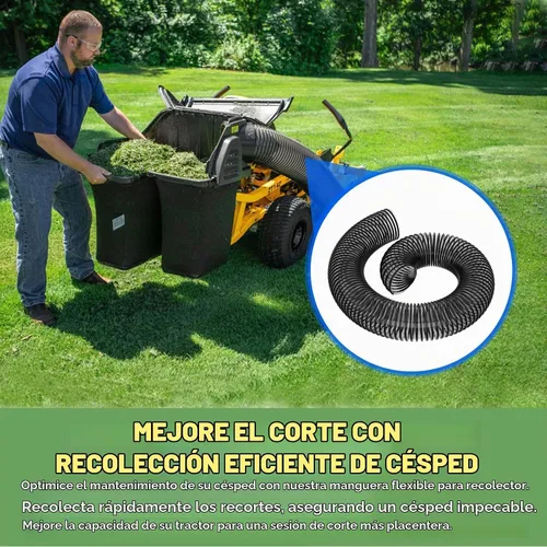 Vista 6 de 764-05082 Bagger Flex Hose para MTD CUB CADET cortacésped de montar 36" 42" 46" 50" 54" Kit de ensacadora doble rápida trasera 76405082