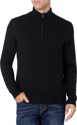 Vista 2 de Tienda Essentials - Suéter de manga larga con cremallera para hombre