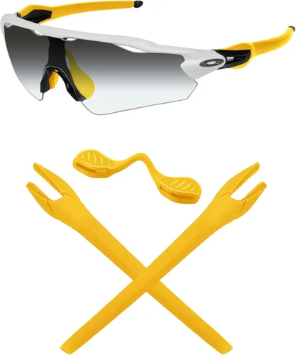 Vista 13 de Mryok Juego de almohadillas de repuesto para gafas de sol Oakley Radar EV Path OO9208 / Pitch OO9211 / Asian Fit OO9275