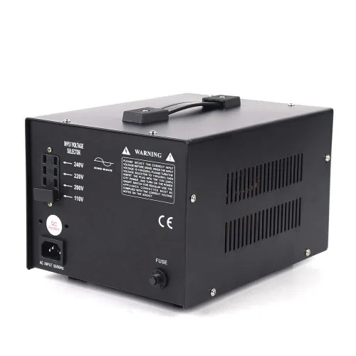 Vista 4 de Transformador de voltaje de 3000 W, 110 V a 220 V, 220 V a 110 V, convertidor elevador y reductor