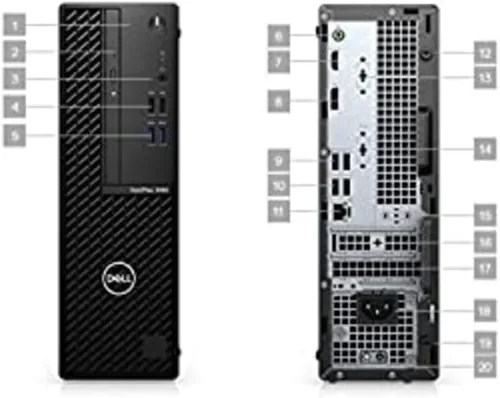 Vista 5 de Dell Optiplex 3080 SFF - Escritorio de factor de forma pequeño Core i5-10500 - Disco duro SSD de 256 GB - 16 GB de RAM 6 núcleos @ 4.5 GHz Win