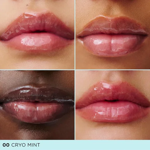 Vista 2 de Clarins Lip Comfort Oil Aceite labial hidratante, nutritivo y humectante Acabado ligero, alto brillo Calma, conforta y protege los labios