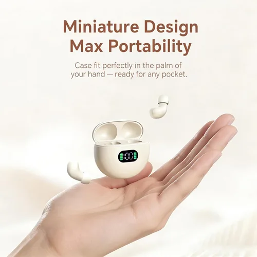 Vista 2 de Xmenha Mini auriculares invisibles inalámbricos Bluetooth auriculares auriculares auriculares para iPhone Android pequeños pequeños pequeños