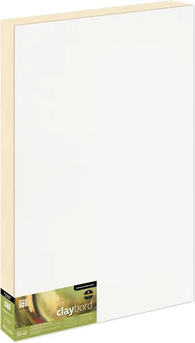 Vista 50 de Suministro de Arte Ampersand Panel de Pintura en Madera: Serie Museo Claybord, 5" x 5", Perfil Candeal de 1-1/2
