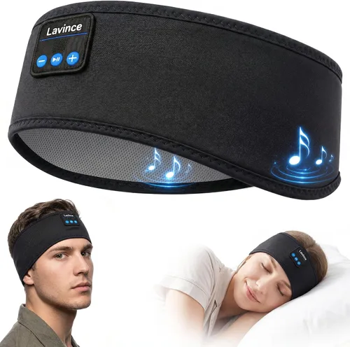 Vista 15 de Auriculares para dormir Bluetooth 5.4, diadema para dormir Malva