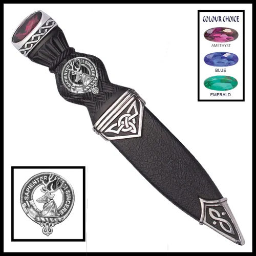 Vista 2 de Escudo del clan entrelazado Davidson Sgian Dubh