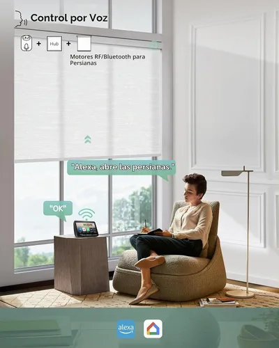 Vista 2 de Yoolax Hub inteligente Bluetooth, compatible con Alexa, Google Home Hub Bluetooth