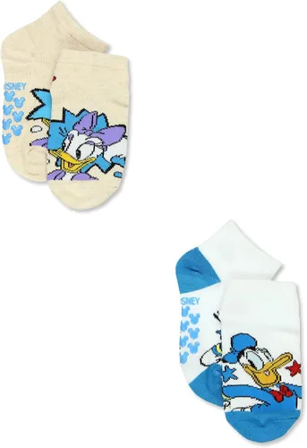 Vista 5 de Mickey Mouse Minnie Pluto Donald Duck - Calcetines para niños pequeños, paquete de 6