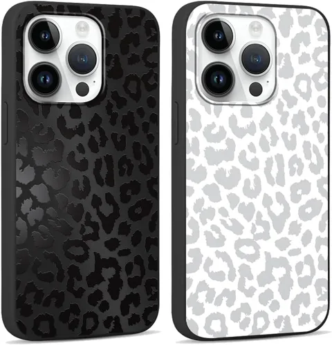 Vista 33 de Paquete de 2 fundas de teléfono con bonito estampado de guepardo para iPhone 7/8/SE 2020 / SE 2022 de 4.7 pulgadas, diseño de leopardo de lujo