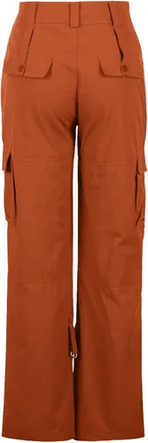 Vista 3 de Cargo Pants for Women Bootcut Yoga Pants Wide Leg Sweatpants Plus Size Workout Gym Trousers with Button Pockets