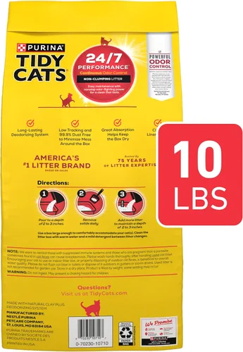 Vista 6 de Purina Tidy Cats arcilla higiénica para gatos, Rendimiento 24/7