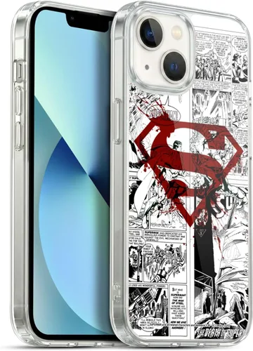 Vista 57 de Head Case Designs Funda de gel con licencia oficial de Superman DC Comics Collage Comicbook Art [protección de grado militar] compatible con Apple