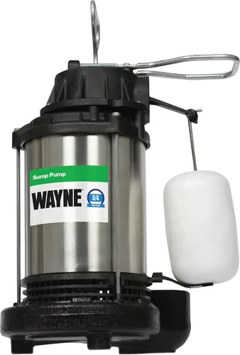 Vista 12 de WAYNE CDU1000 1 HP Bomba sumergible de hierro fundido y acero inoxidable con interruptor de flotador vertical integrado - 58321-WYN2
