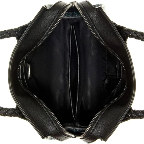 Vista 2 de Guess Encanto de bloqueo de las mujeres trenzado manijas pequeña bolsa Crossbody bolso bolso - salviaazul, Azul