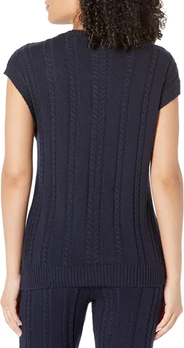Vista 2 de The Drop Chaleco Frankie de corte holgado con cuello en V para mujer