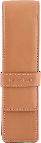 Vista 18 de DiLoro Estuche doble de cuero para lápices para dos bolígrafos y lápices (negro)