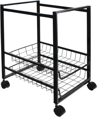 Vista 3 de AVT34075 - Carro de archivos móvil Advantus con cestas deslizantes
