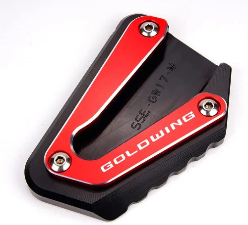 Vista 10 de MOWOK Para Goldwing GL1800 2002-2017 y 2018-2025 Goldwing GL1800 1800 Extensión de Soporte Lateral de Motocicleta con Reposapiés